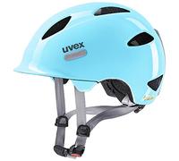 uvex OYO - Casque de Vélo Léger pour Enfants - Réglage de la Taille Individuel - à Compléter avec Un Éclairage LED - Cloud Blue - Grey - 45-50 cm
