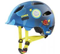 uvex oyo style - Casque de vélo pour enfants 45-50 cm - casque léger In-Mold - extensible avec LED - KID PROtect Pad - deep space matt