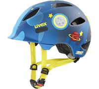 uvex oyo style deep space matt, casque de vélo léger pour enfants avec adaptation individuelle de la taille (50-54 cm), extensible avec éclairage LED, y compris uvex xTRA Shield et KID PROtect Pad