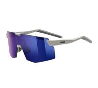 Uvex pace stage jr. Lunettes de sport pour enfants - warm grey matt/mirror blue