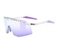 uvex pace stage - lunettes de sport pour adults - protection à 100% contre les UVA, UVB et UVC - anti-buée - clear/mir.pink - one size