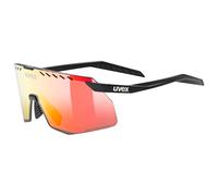 Uvex - Pace Stage Small CV Cat. 2 (VLT 26%) - Lunettes vélo - black matt / red mirror