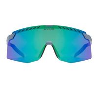 Uvex Pace Stage Sunglasses Clair Colorvision Mirror Green/CAT3 Grey Matt