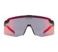 Uvex - Pace Stage Supravision Small Cat. 2 - Lunettes vélo - black matt / red mirror