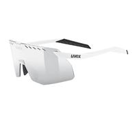 Uvex - Pace Stage Supravision Small Cat. 3 - Lunettes vélo - white matt / mirror silver