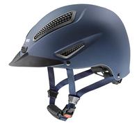 uvex Perfexxion Ii - Casque d’équitation Solide pour Hommes et Femmes - Réglage de la Taille Individuel - Ventilation Optimale - Blue Matt - 59-61 cm