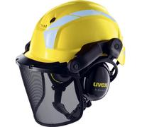 Uvex Pheos Forestry casque forestier set, Couleur:jaune