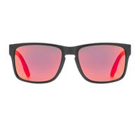 Uvex - Poise Cat. 3 - Lunettes de soleil - black matt / mirror red