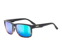 Uvex Poise Sunglasses Clair Mirror Green/CAT3 Black / Demi Matt