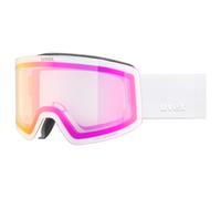 Uvex - Provoqe V S0-2 (VLT 23-82%) - Masque de ski - white matt / vario pink mirror
