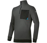 Uvex Pull en Tricot pour Hommes Tune-Up - Pull de Travail avec Poche sur la Poitrine - Gris foncé - XL