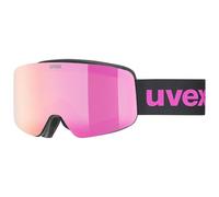 uvex pwdr FM, lunettes de ski, Enfant unisexe, black matt/pink-clear, one size