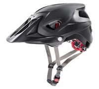 uvex Quatro Integrale - Casque de VTT Extrêmement Léger pour Hommes et Femmes - Réglage de la Taille Individuel - Visière Réglable - Black Matt - 56-61 cm