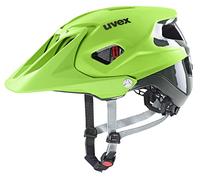 uvex Quatro Integrale - Casque de VTT Extrêmement Léger pour Hommes et Femmes - Réglage de la Taille Individuel - Visière Réglable - Lime Anthracite Matt - 56-61 cm