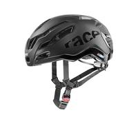 uvex Race 9 - Casque Performance Extrêmement Léger pour Hommes et Femmes - Ventilation Aérodynamique Optimisée - Ventilation Optimisée - All Black Matt - 53-57 cm