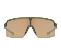Uvex Lunettes de soleil Ramp, Cat.3, miroir doré, olive mat, protection à 100% UVA/UVB/UVC