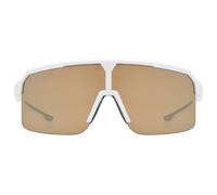 Uvex Lunettes de soleil Ramp – Cat.3 miroir doré – blanc mat – Protection 100% UVA/UVB/UVC