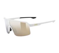 Uvex Ramp Sunglasses Clair Mirror Gold/CAT3 White Matt