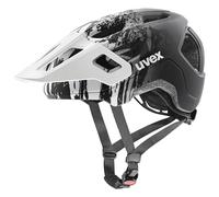 uvex React jr. - Casque de Bicyclette léger pour Enfants - réglage de la Taille Individuel - Doublure Lavable - White-Black Matt - 52-56 cm
