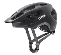 uvex React jr. - Casque de Bicyclette léger pour Enfants - réglage de la Taille Individuel - Doublure Lavable - Black Matt - 52-56 cm