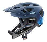 uvex casque intégral react jr. bleue
