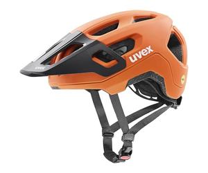 uvex React jr. MIPS - Casque de Bicyclette léger pour Enfants - réglage de la Taille Individuel - système MIPS - Papaya - 52-56 cm