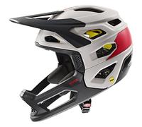 uvex Revolt MIPS - Casque de VTT Extrêmement Léger pour Hommes et Femmes - Système MIPS - Réglage de la Taille Individuel - Oak Brown-Red Matt - 52-57 cm
