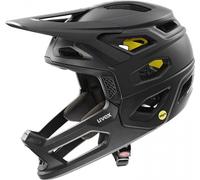 Uvex Revolt MIPS casque MTB all black matt 57-61 cm - MIPS, mentonnière amovible, 16 ventilations, EN 1078