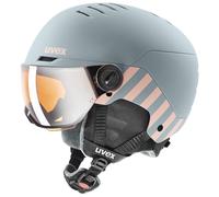 Casque visière Uvex Rocket Junior Visor (rhino blush mat) enfant 54-58 cm