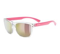 Uvex Lunettes Rookie Enfant unisexe – roses, lentille miroir gris-rose