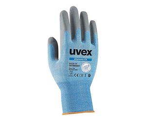 Uvex Ruvex-Nomicc5_10 Lot de 10 gants de protection Bleu/gris
