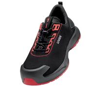 uvex S3L PUR W11 6803248 Chaussures basses de sécurité S3L Pointure (EU): 48 noir, rouge 1 paire(s)