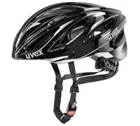 uvex Boss Race - Casque Performance sûr pour Hommes et Femmes - Réglage de la Taille Individuel - Ventilation Optimisée - Black - 52-56 cm