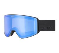 Uvex - Scenic Mirror S2 - Masque de ski - black matt / mirror blue