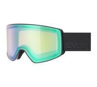Uvex - Scenic Mirror S2 - Masque de ski - black matt / mirror green