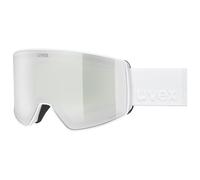 Uvex - Scenic Mirror S2 - Masque de ski - white matt / mirror silver