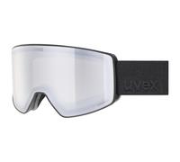 Uvex - Scenic Mirror S2 Polarized - Masque de ski - black matt / mirror silver