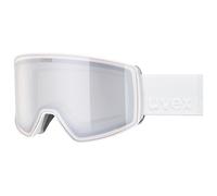 Uvex - Scenic Mirror S2 Polarized - Masque de ski - white matt / mirror silver