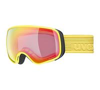 uvex Scribble Fm Sph - Masque de Ski pour Enfants - Sans Distorsion et Anti-Buée - Vision Sans Distorsion - Yellow/Rainbow-Clear - One Size