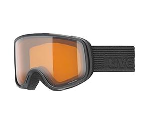 uvex scribble LG, lunettes de ski, Enfant unisexe, black/lasergold-clear, one size