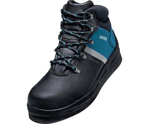 Uvex Sécuritéitsschuh Asphaltpro Stiefel S3 65591 Noir, Bleu 41 (Weite 10)
