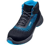 Uvex Sécuritéitsschuh Botte 6831 Gel. Noir/Bleu Pu 41 (Weite 11)