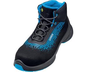 Uvex Sécuritéitsschuh Bottes 6833 Noir/Bleu Pu 42 (Weite 10)