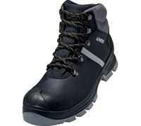 Uvex Sécuritéitsschuh Stiefel S3 6510 Noir/Gris 49 (Weite 10)