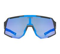 Uvex - Sequenze Colorvision Cat. 2 - Lunettes vélo - black matt / mirror blue