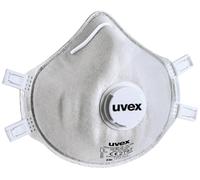Uvex silv-Air class.2322 8762322 Masque anti poussières fines avec soupape FFP3 15 pc(s) EN 149:2001 + A1:2009 DIN 149:2001