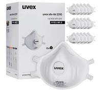 uvex silv-Air classic 2310 8762310 Masque anti poussières fines avec soupape FFP3 D 15 pc(s) EN 149: