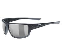 Uvex Lunettes de sport Sportstyle 230 Miroir Litemirror Silver CAT3 Noir