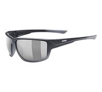 Uvex Lunettes de sport Sportstyle 230 Miroir Litemirror Silver CAT3 Noir