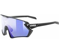 UVEX Sportstyle 231 2.0 V Black Matt/Variomatic Litemirror Blue Lunettes vélo